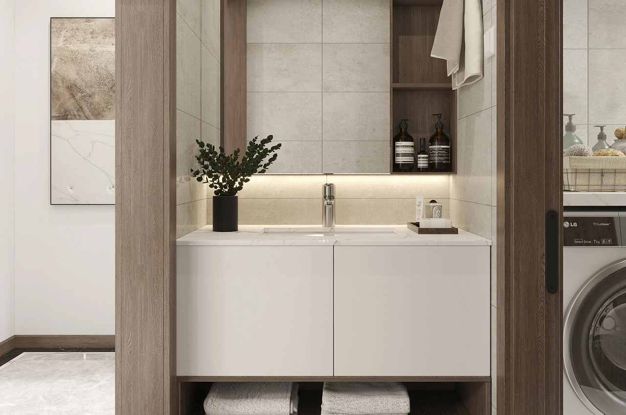 衛生間三段式裝修設計效果圖